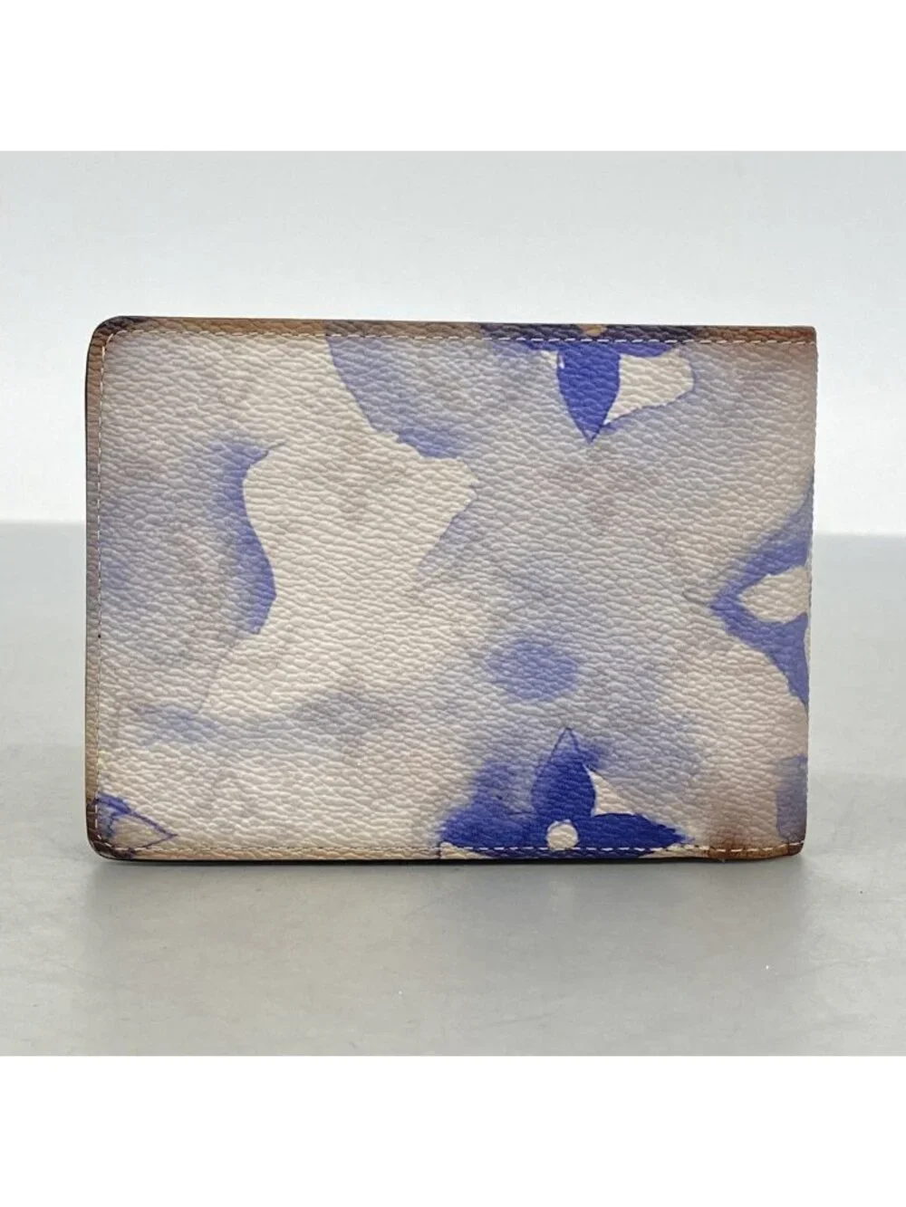 Louis Vuitton Billfold Monogram Water Color Portefeuille Multiple Blue Wallet